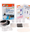 Epic Compound Microscope Starter Kit For Kids Featuring 1200x Magnification With Dope Accessory Pack includes water purification kit components.