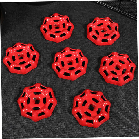 10 Pack Cast Wheel Handles For Water Valves With Flat Bottom Design Heavy Duty Gate Hand Wheel on dark surface