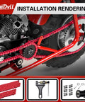 Beefy 420 Chain Kit With Roller Links 90 Plus 42 For Coleman Ct200u Ct200u-Ex Bt200X Baja MB165 MB200 Massimo Trailmaster Predator
