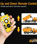 Hand holding Waterproof Industrial 2 Button Electric Hoist Crane Pushbutton Switches with box holder for up down control