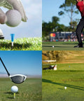 Golfers using Rubber Cushion Top Golf Tees, 50 Pack Unbreakable Plastic Rubber Tees In Mixed Colors, Three And A Quarter Inch on green