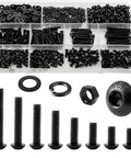 Pro Grade M3 Screws Assortment Kit For 3D Printing 1000 Piece Hardware Pack organized in a case with washers and nuts
