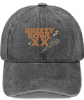 Quick Dry Lightweight Grey Cap With Adjustable Buckle For Men And Women Dope Running Hat For Hiking And Cycling front view