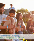 Group enjoying outdoors with Two Person Camping Tent With Rain Fly And Carry Bag Ultra Lightweight And Compact Outdoor Shelter For Backpacking Hiking Beach Trips Festivals And Easy Setup