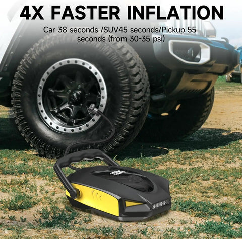 Electric Portable Paddle Board Pump 50 PSI with 10000mAh Battery Auto Off 9 Modes Rechargeable SUP Pump for Stand Up Paddleboard On The Go Car Kayak Motorcycle Bicycle