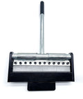 Front view of 12 Inch Box And Pan Brake Mini Metal Bender For Home Shop Pro Style 0 To 90 Degree Angles Bends 16 Gauge Aluminum