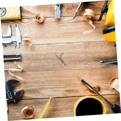 Heavy Duty Spring Plunger Pin With Indexing Lock For Cabinets And Shop Gear, tools scattered on wood surface.