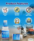 Image of 2.8oz Glass Etching Kit With High Adhesion Stencils Easy To Use Do It Yourself Matte Glass Designs showing product features