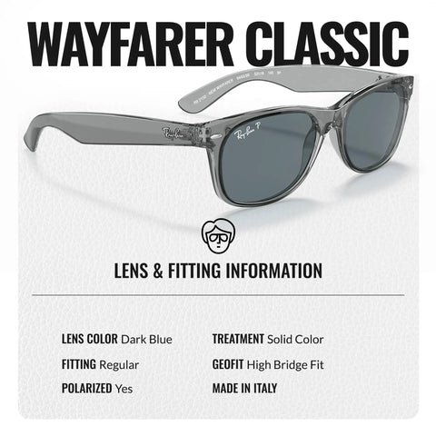 Unisex Square Shape Polarized Sunglasses With Dark Blue Lens For Men And Women, Modern Edge Frame, Dope Everyday Style, UV Protection