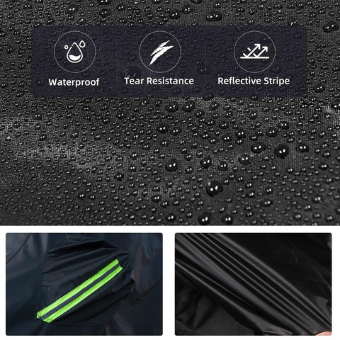 Waterproof All Weather Jeep Wrangler Cover For 2 Door Models 1987 To 2026 Outdoor Sun Rain Wind Snow Dustproof with zipper