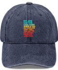 Low Profile Navy Blue Adjustable Baseball Hat For Men Built From Soft Cotton With Breathable Holes All Day Comfort And Classic Style