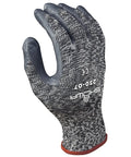 Heavy Duty Sponge Nitrile Palm Coated Oil Resistant Safety Work Glove with HPPE Liner and Foam Grip, palm view