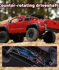 Toyota Licensed FCX24M 1 24th Scale RC Crawler Tacoma Style Rock Truck With Realistic ABS Hard Body, 4WD Off Road Traction
