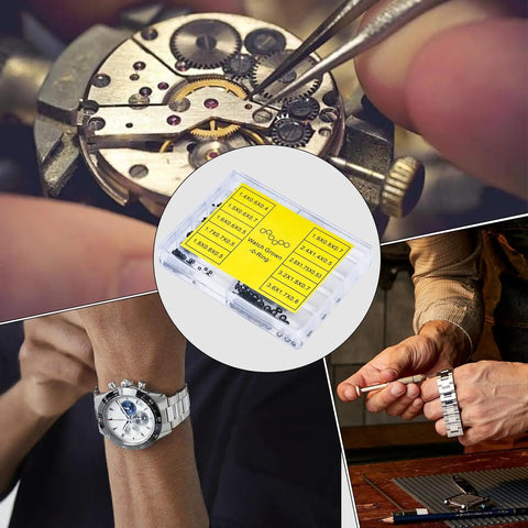 Pro Grade Rubber O Rings And Seal Washers Set For Watch Repair 500 Piece Waterproof Gasket Kit with watch maintenance tools