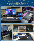 Gigantic Gaming Mouse Pad Desk Mat 31.5 Inch By 11.8 Inch with micro weave cloth for precise mouse control setup view