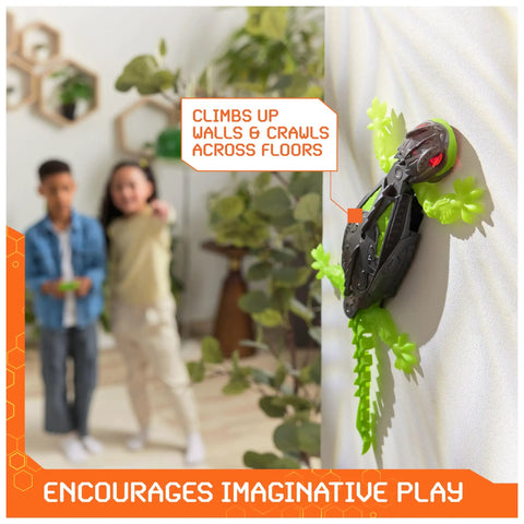 Wall Crawling Gecko Robot With Remote Control Realistic Creepy Crawly Action That Climbs Walls Rechargeable Toy For Kids