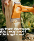 Ultralight Hiking Axe 13 Inch With 15 Percent Lighter FiberComp Handle And Ultra Sharp Forged Steel Blade chopping wood outdoors