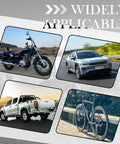 2 Set Brake Bleeder Kit for Cars and Motorcycles, shown with images of car, motorcycle, truck, and bicycle, widely applicable.