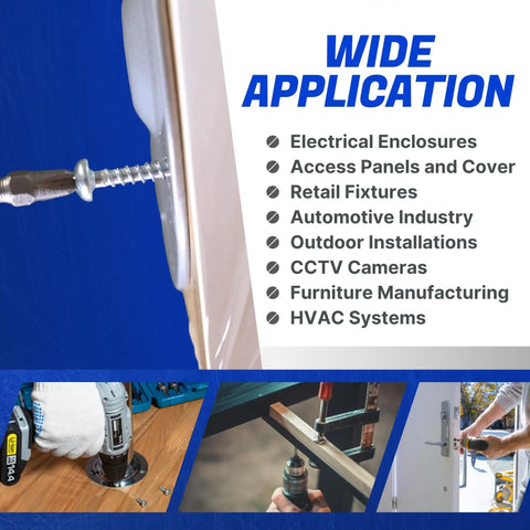 No Sweat Installation Heavy Duty Torx Security Sheet Metal Screws Number 10 X 1 Inch Button Head for various applications.