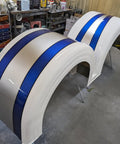 Texas Metal Blue Pearlescent Basecoat Auto Paint Gallon Includes Slow Thinner Ready Mix Formula For Vehicle Wraps Bangers Show Cars Pro Restos With Zero Candy Needed on custom fenders.