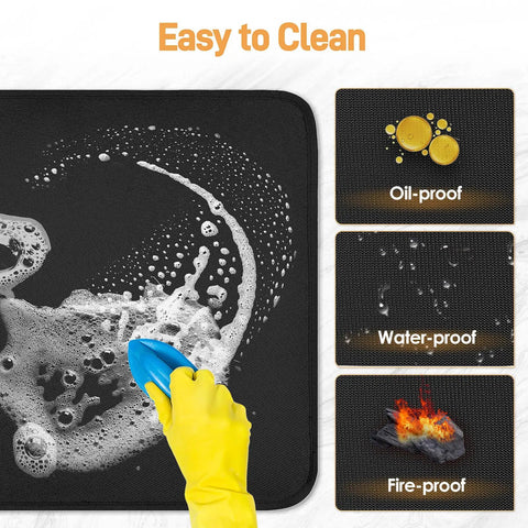 Heat Resistant Countertop And Grill Mats For Outdoor Grilling Up To 550 Degrees Fahrenheit Fireproof Table Protector