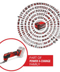 Cordless Oscillating Multi Tool With Accessories 18V Power X Change Brushless For Cutting Sanding and Scraping Wood Plastic and Metal