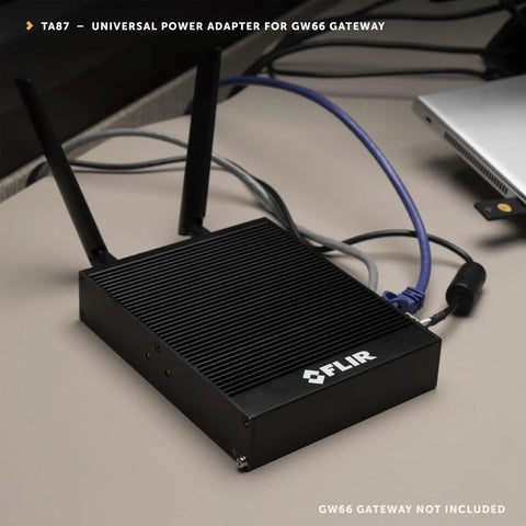 Remote Monitoring Gateway Power Adapter With Universal DC Power Solution Grounded And Ungrounded Plug Compatibility