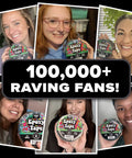 Collage of people holding resin tape for epoxy molding and mold release, showcasing its popularity and multiple satisfied users.