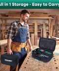 Heavy Duty 8000 To 35000 Rpm Rotary Tool Kit A Hardcore Top Pick Powerhouse With 179 Pcs Gear and sleek carrying case.