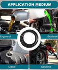 5/16 Inch ID Fuel Line Hose, Ten Foot Long, 302 PSI Push Lock NBR Rubber Fuel Hose in use with gasoline, engine oil, biodiesel.