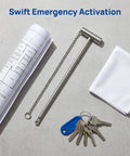 3 Pack Emergency Glass Breaker Hammers For Fire Alarm Call Points In Commercial Buildings Built Tough Iron Construction