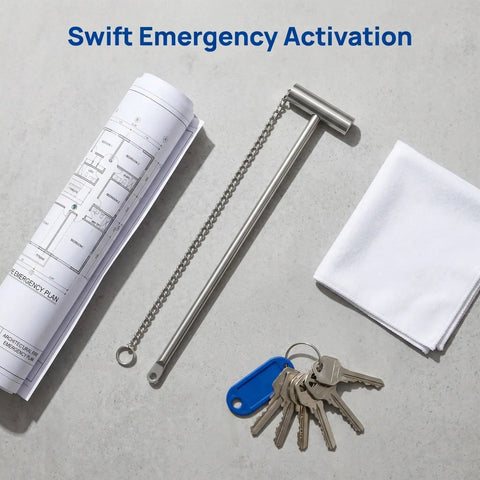 3 Pack Emergency Glass Breaker Hammers For Fire Alarm Call Points In Commercial Buildings Built Tough Iron Construction
