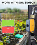 WiFi Water Timer For Garden Hose, Smart Hose Timer With App And Voice Control, Weather Based Rain Delay, Brass Inlet on Tap