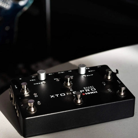 Professional Mobile Audio Interface With Ultra Low Latency And 192 kHz 114 dB Dynamic Range Dual Mic Preamps on table