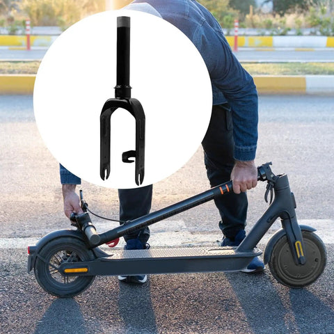 Scooter Front Wheel Fork Replacement Part With Alloy Wheel Bracket For 30 Electric Scooters EZ Install Rustproof And Wear Resistant
