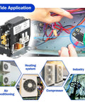 Go-To 24V 30A HVAC Contactor Relay 1 Pole, 24 VAC Replacement for C230B used in air conditioning and heating systems