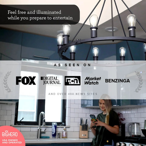 Dope Large Wagon Wheel Chandelier With Ten Lights In Black Rustic Farmhouse Pendant Lighting in kitchen setting