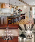 LED Candelabra Bulb Filament Style 2700K Warm White E12 Base Dimmable Bent Tip Chandeliers in modern kitchens