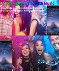 Party with Ultra Long 130ft Bluetooth RGB LED Strip Lights With Music Sync 44 Key Remote And App Control 16 Million Colors Easy Install