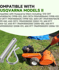 Clevis Pin And Hairpin Clip Kit With Four Pins And Four Clips, Replacement Parts For Tillers Including Husqvarna Poulan Weed Eater Jonsered, Compatible With Select Serial Numbers, Easy Install With Pliers, overlaid on tiller image.