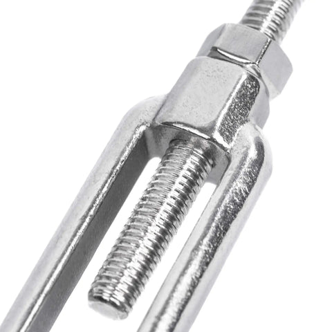 No Nonsense Heavy Lift Rigging Top Shelf T316 Marine Grade Stainless Steel Eye To Eye Turnbuckle For Cable Tensioning And Rope Work One Half By Six Point Five Inches