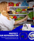 Upgraded Refrigerator Defrost Kit With Cold Control Thermostat, Defrost Timer And Bimetal Thermostat For Whirlpool Kenmore Fridges
