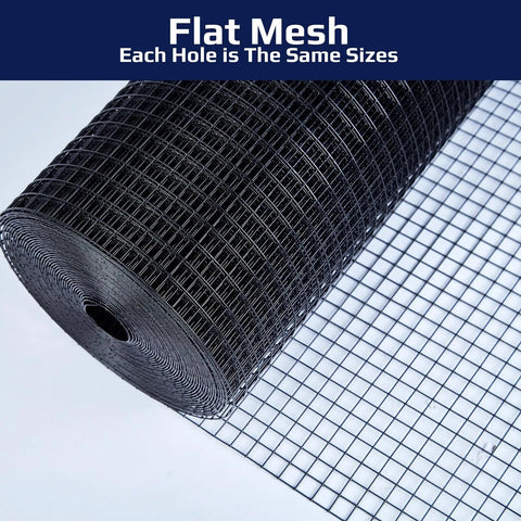 Heavy Duty Half Inch Mesh Wire Cloth Roll 48 In By 100 Ft 19 Gauge Vinyl Coated Welded Chicken Wire Fence for garden use