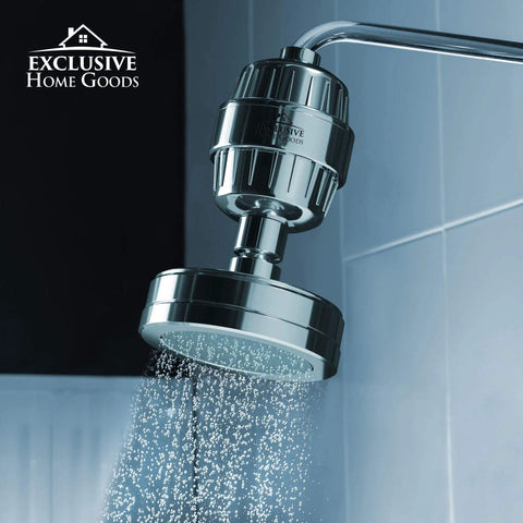 Boss Level Filtration Shower Head Set With High Pressure Rainfall Head Removes Chlorine Heavy Metals Impurities And Softens Water