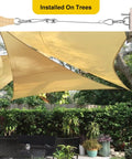 Installed Heavy Duty Shade Sail Hardware Kit With 304 Stainless Steel Turnbuckles And Wire Ropes for Patio Trees