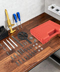 Killer 21 In 1 Bearing Puller Kit Heavy Duty Bearing Removal Tool Quenched Steel For Auto Repair Versatile Grip Gear Tie Rods Multifunction Disk Ready To Bust Through Stubborn Bolts Safely Nailed For Mechanics Want Badass Results In Garage Today, 21-piece kit in red case