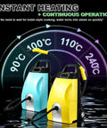 3000W High-Pressure Steam Cleaner With Large 3.5L Tank shows instant heating gauge up to 240°C for effective cleaning.