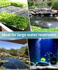 8 Inch Air Stone Cylinder For Large Aquariums Ponds And Garden Circulation Systems 2 Pack With Dense Micro Hole Diffuser ideal uses