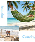 Compact Ultralight Camping Hammock With Tree Straps And Storage Bag No Stand Needed For Outdoor Use, beach setting