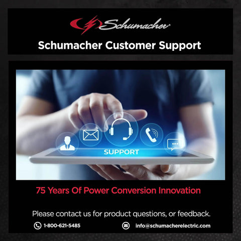 Person interacting with digital touchscreen labeled support, showcasing Schumacher customer support services.